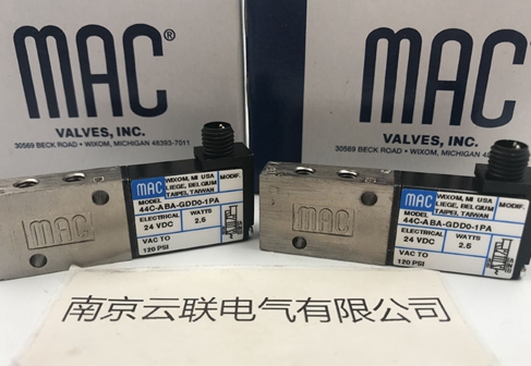 MAC電磁閥44C-ABA-GDD0-1PA