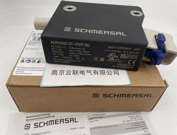 施邁賽SCHMERSAL 電磁開關(guān)  Electromagnetic Switch  AZM300Z -ST-1P2P-DU